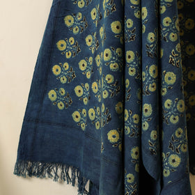 Buy Block Print Cotton Ajrakh Handloom Towel
