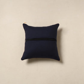 Blue - cotton indigo bagru cushion cover 10 - handcrafted