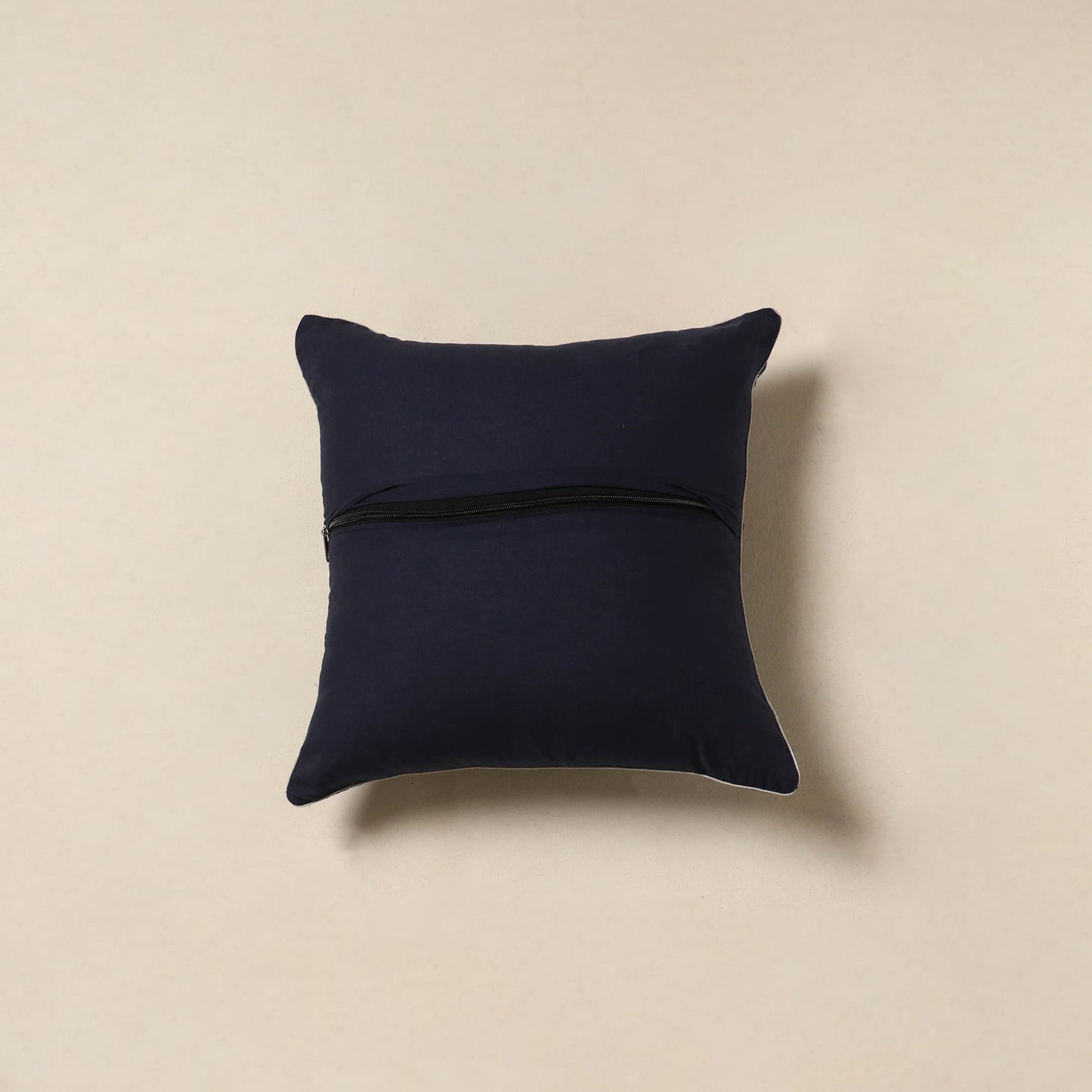 Blue - cotton indigo bagru cushion cover 23 - handcrafted