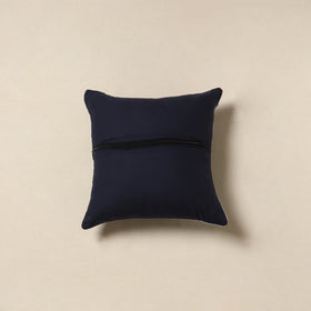 Blue - cotton indigo bagru cushion cover 23 - handcrafted