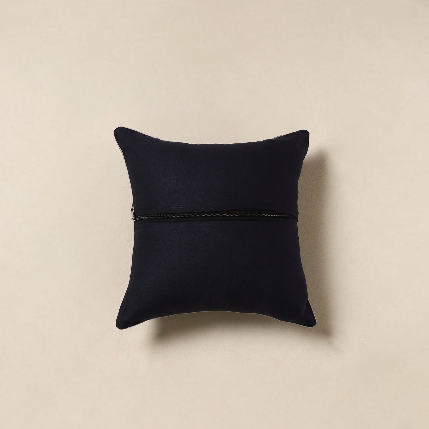 Blue - cotton indigo bagru cushion cover 24 - handcrafted