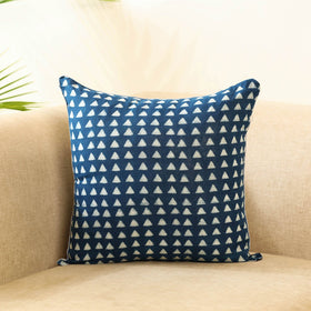 Blue Block Print Cotton Indigo bagru Cushion Cover
