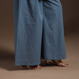 Blue - cotton jacquard kurta set (set of 2) 13 - handcrafted