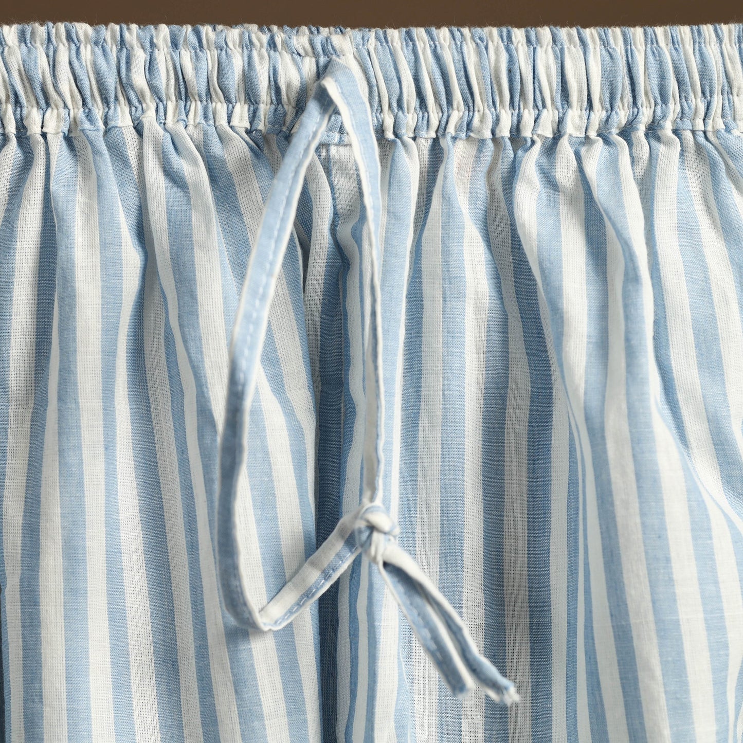 Blue - cotton jacquard weave afghani salwar 15 - handcrafted