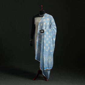 Cotton jaipur printed dupatta 01 - handcrafted