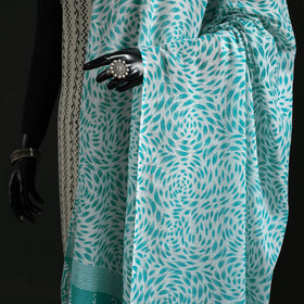 Cotton jaipur printed dupatta 10 - handcrafted