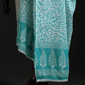 Cotton jaipur printed dupatta 10 - handcrafted