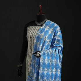 Cotton jaipur printed dupatta 17 - handcrafted
