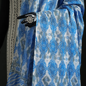 Cotton jaipur printed dupatta 17 - handcrafted