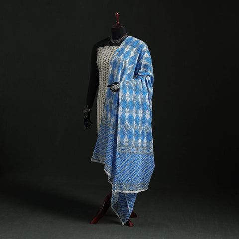 Cotton jaipur printed dupatta 17 - handcrafted