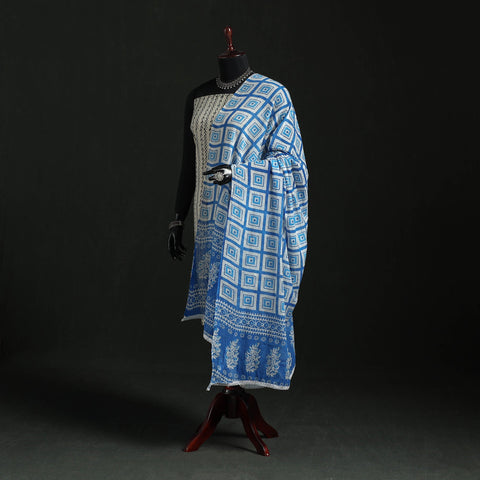 Cotton jaipur printed dupatta 22 - handcrafted