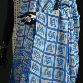 Cotton jaipur printed dupatta 22 - handcrafted