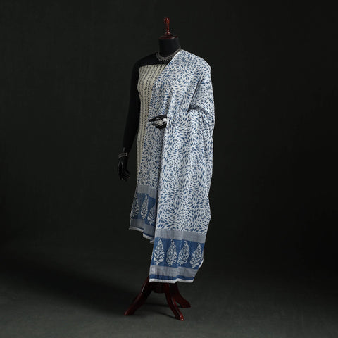 Cotton jaipur printed dupatta 34 - handcrafted