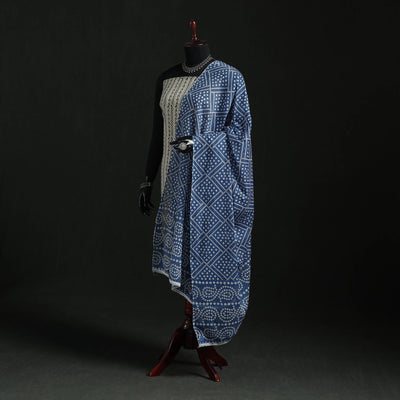 Cotton jaipur printed dupatta 42 - handcrafted