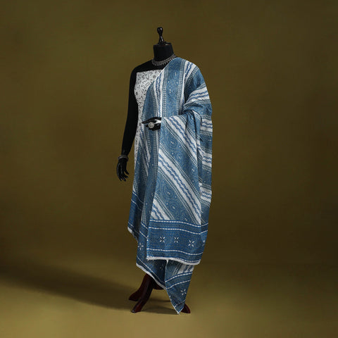 Cotton jaipur printed dupatta 53 - handcrafted