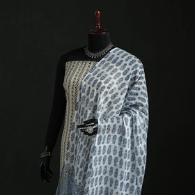 Cotton jaipur printed dupatta 54 - handcrafted