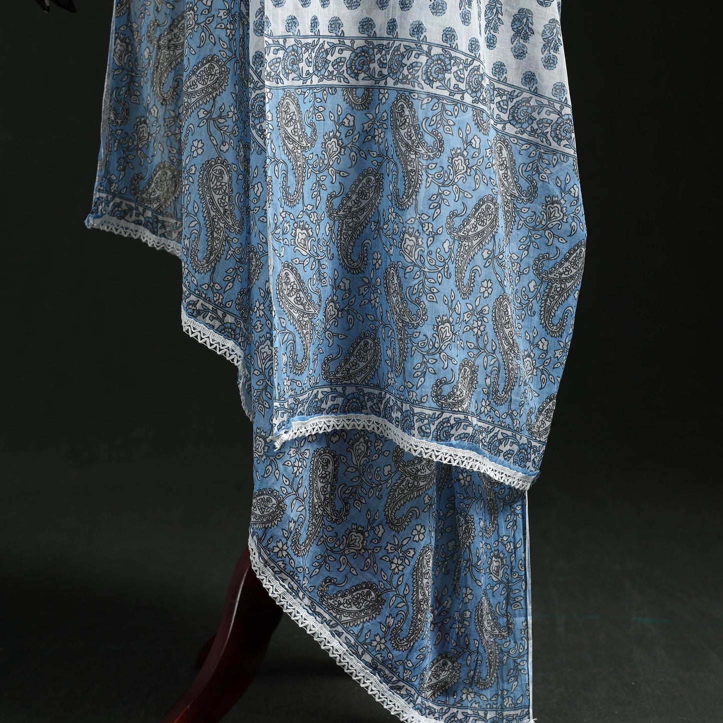 Cotton jaipur printed dupatta 54 - handcrafted