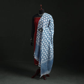Cotton jaipur printed dupatta 59 - handcrafted