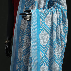 Cotton jaipur printed dupatta 67 - handcrafted