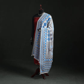 Cotton jaipur printed dupatta 87 - handcrafted