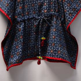 Blue - cotton kids kaftan (3-4 years) 07 - handcrafted