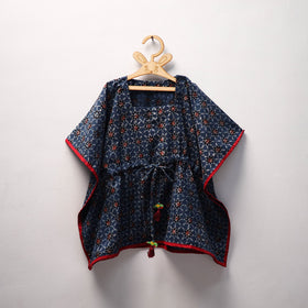 Blue - cotton kids kaftan (3-4 years) 07 - handcrafted