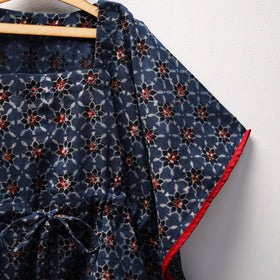 Blue - cotton kids kaftan (3-4 years) 07 - handcrafted