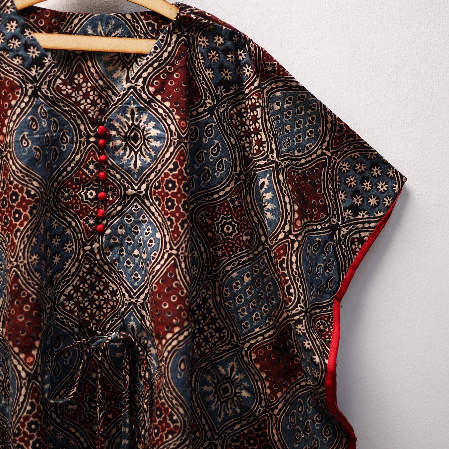 Blue - cotton kids kaftan (3-4 years) 28 - handcrafted