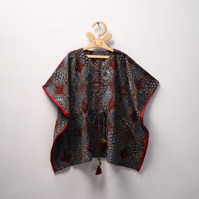 Blue - cotton kids kaftan (3-4 years) 28 - handcrafted