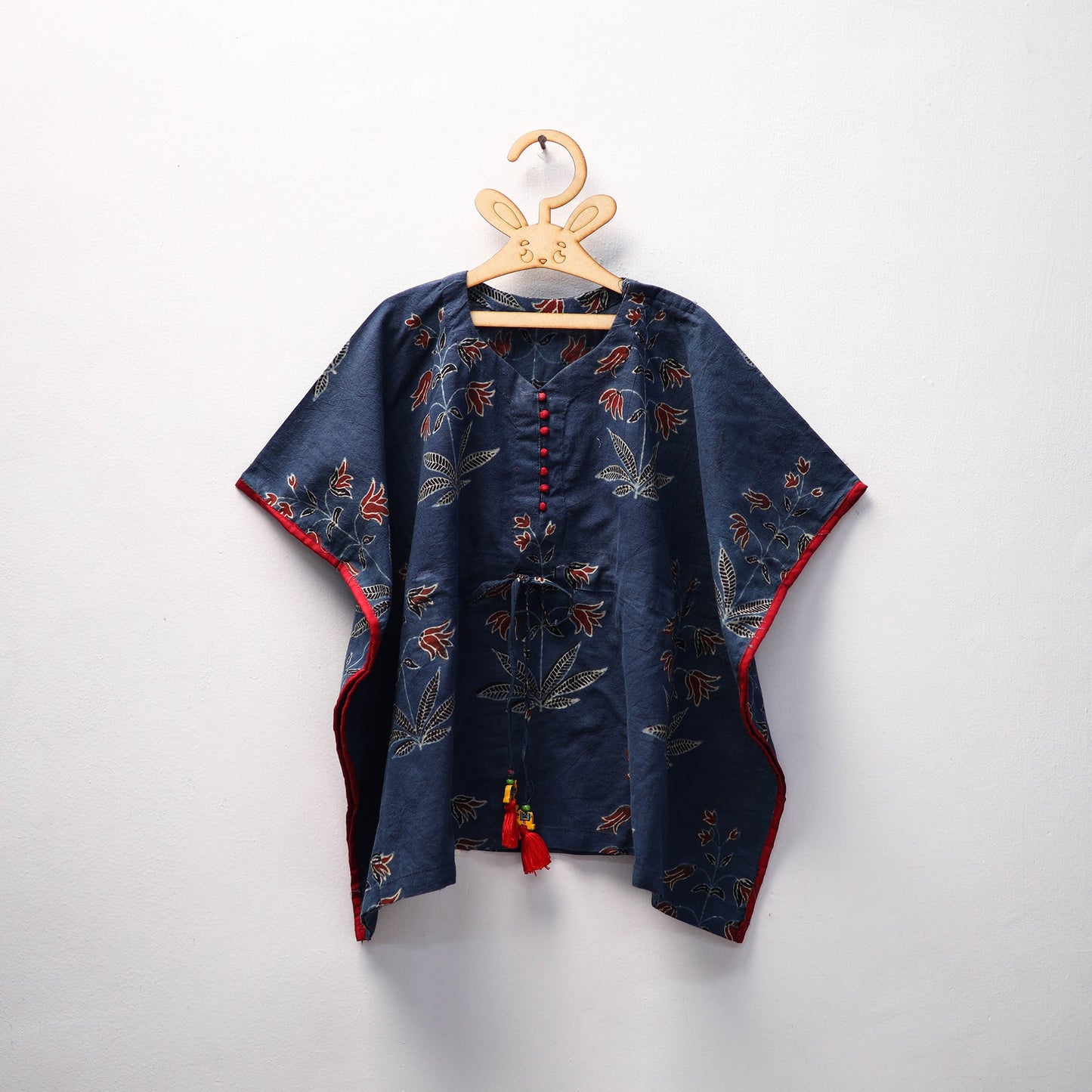 Blue - cotton kids kaftan (3-4 years) 42 - handcrafted