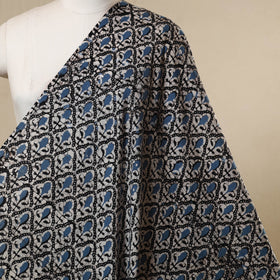 Blue - cotton kutch batik fabric 21 - handcrafted
