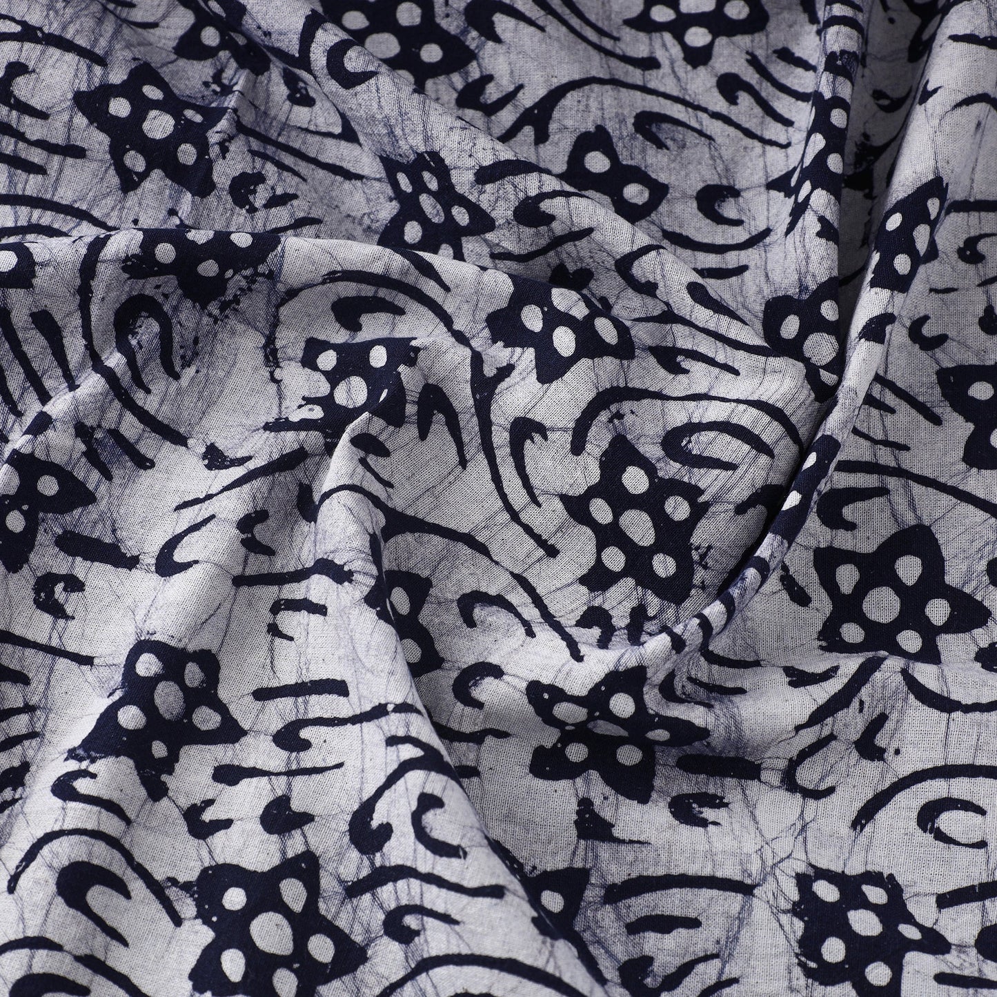  Cotton Kutch Batik Print Fabric