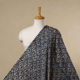Blue - cotton kutch batik fabric 21 - handcrafted