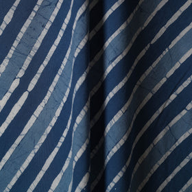 Blue - cotton kutch batik fabric 34 - handcrafted