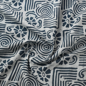 Cotton kutch hand block batik print fabric 11 - handcrafted