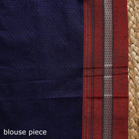 Cotton nath work khun saree 23 - handcrafted