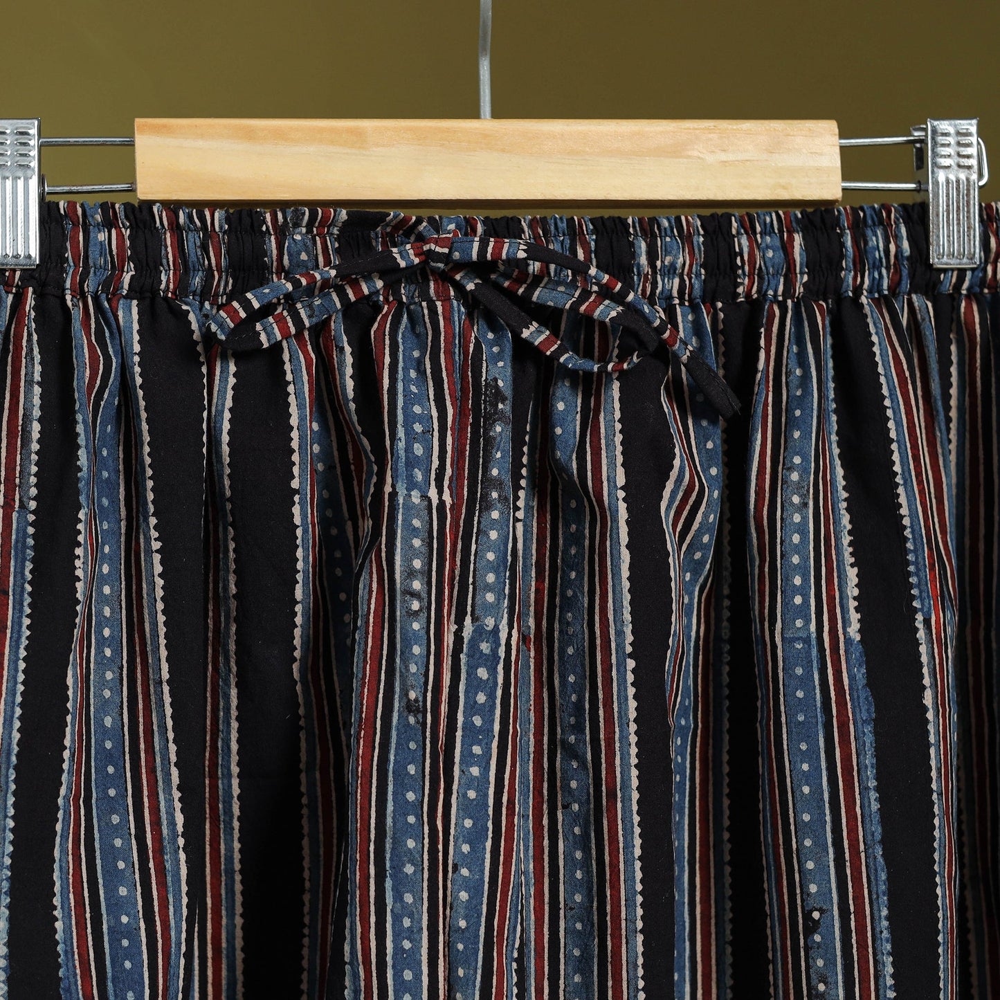 Blue - cotton natural dyed afghani salwar 19 - handcrafted