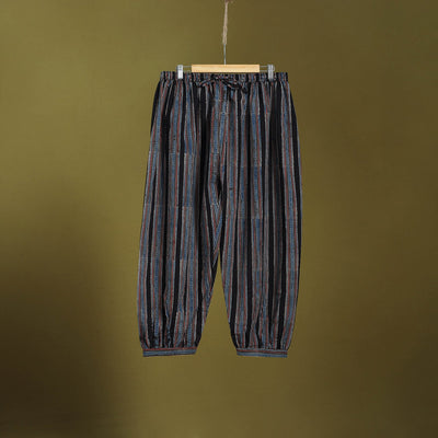 Blue - cotton natural dyed afghani salwar 19 - handcrafted