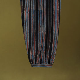 Blue - cotton natural dyed afghani salwar 19 - handcrafted