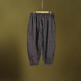 Blue - cotton natural dyed afghani salwar 20 - handcrafted