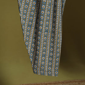 Blue - cotton natural dyed salwar 05 - handcrafted