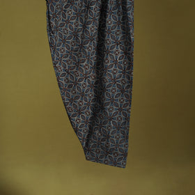 Blue - cotton natural dyed salwar 08 - handcrafted