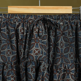 Blue - cotton natural dyed salwar 08 - handcrafted