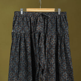 Blue - cotton natural dyed salwar 08 - handcrafted