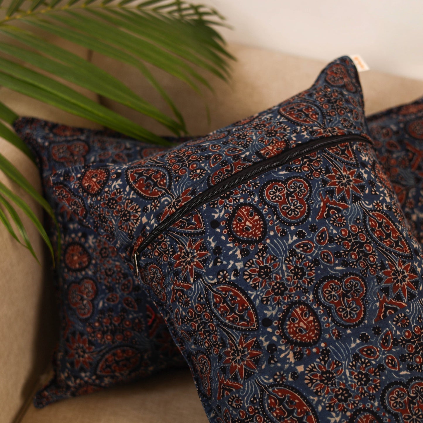 Cotton pillow covers (set of 2) 23 - handcrafted