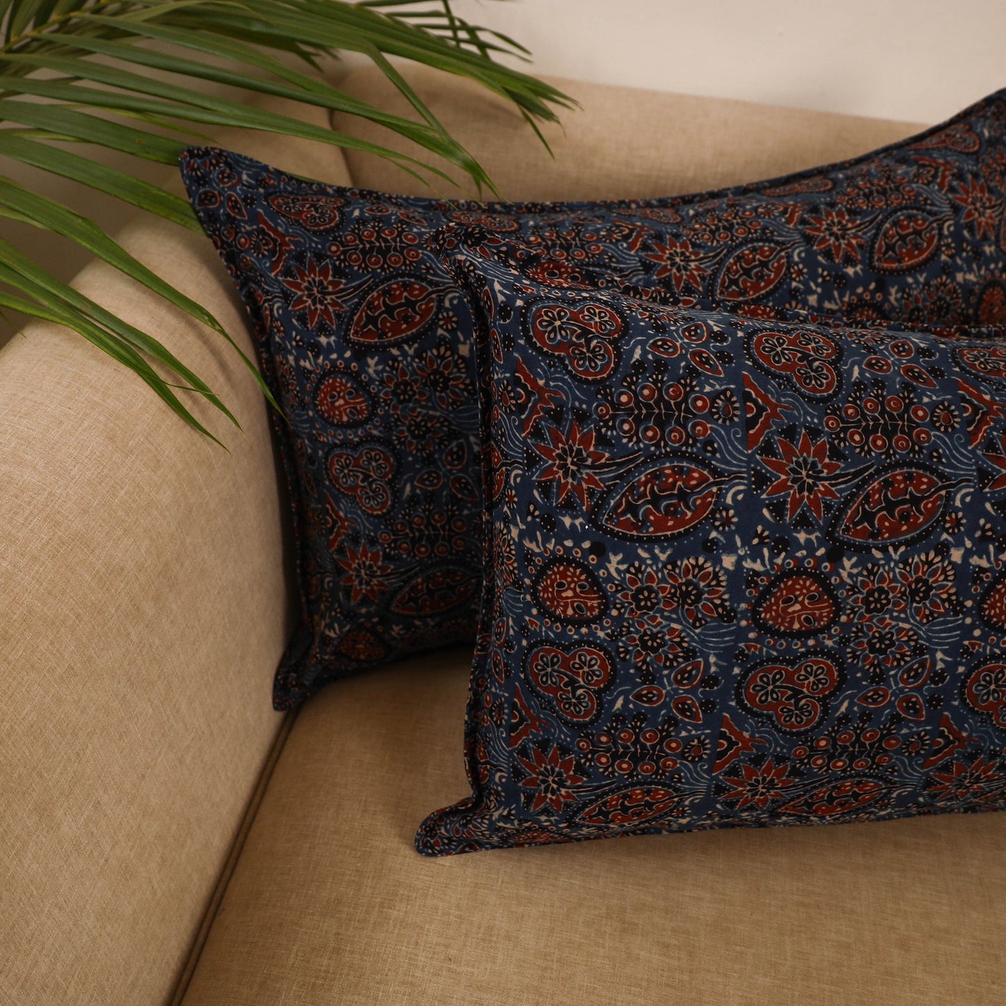 Cotton pillow covers (set of 2) 23 - handcrafted