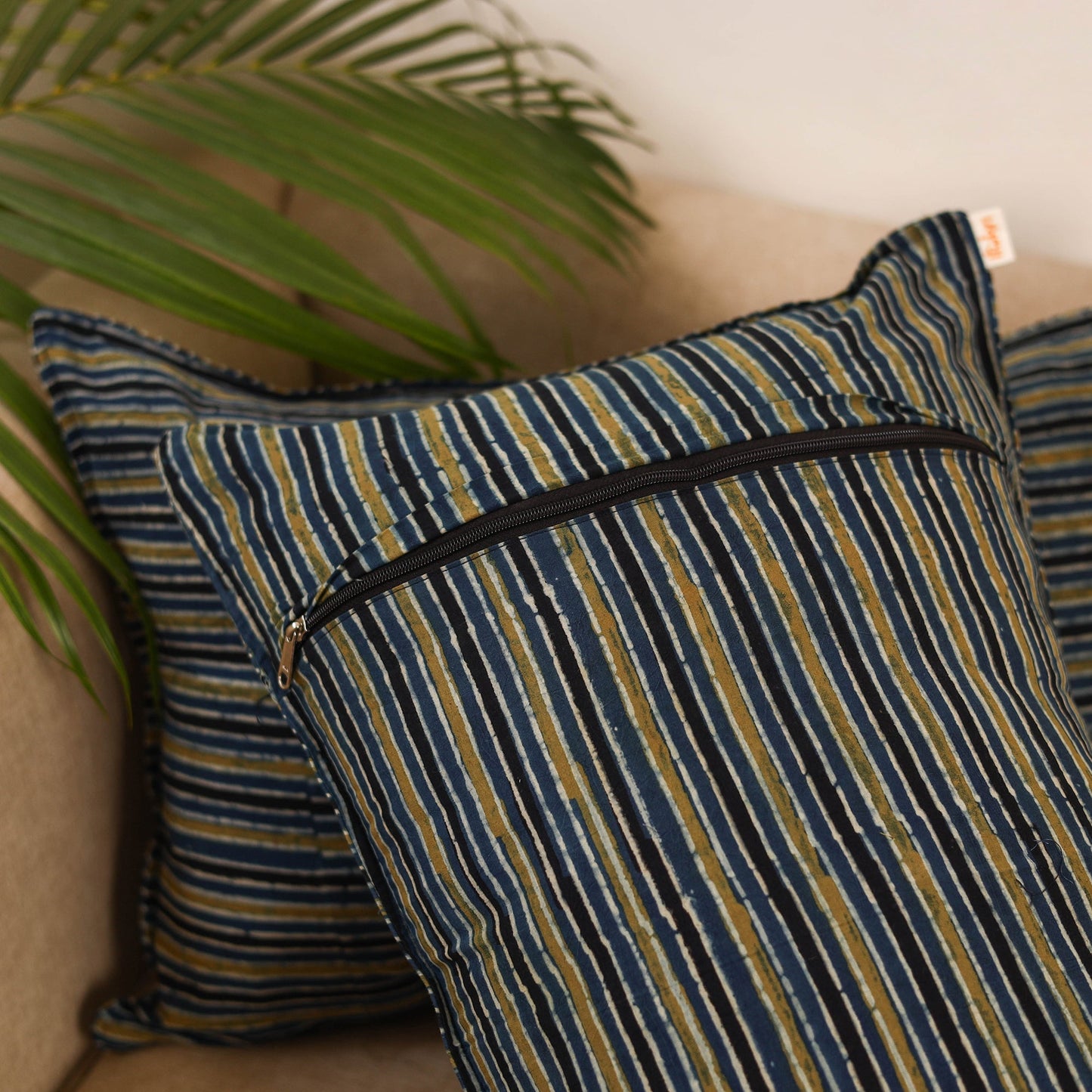 Cotton pillow covers (set of 2) 24 - handcrafted