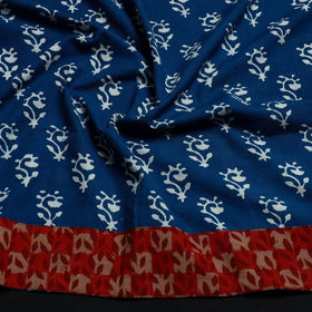 Blue - cotton pipad blouse piece 168 - handcrafted