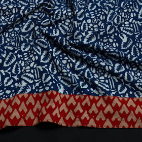 Blue - cotton pipad blouse piece 173 - handcrafted