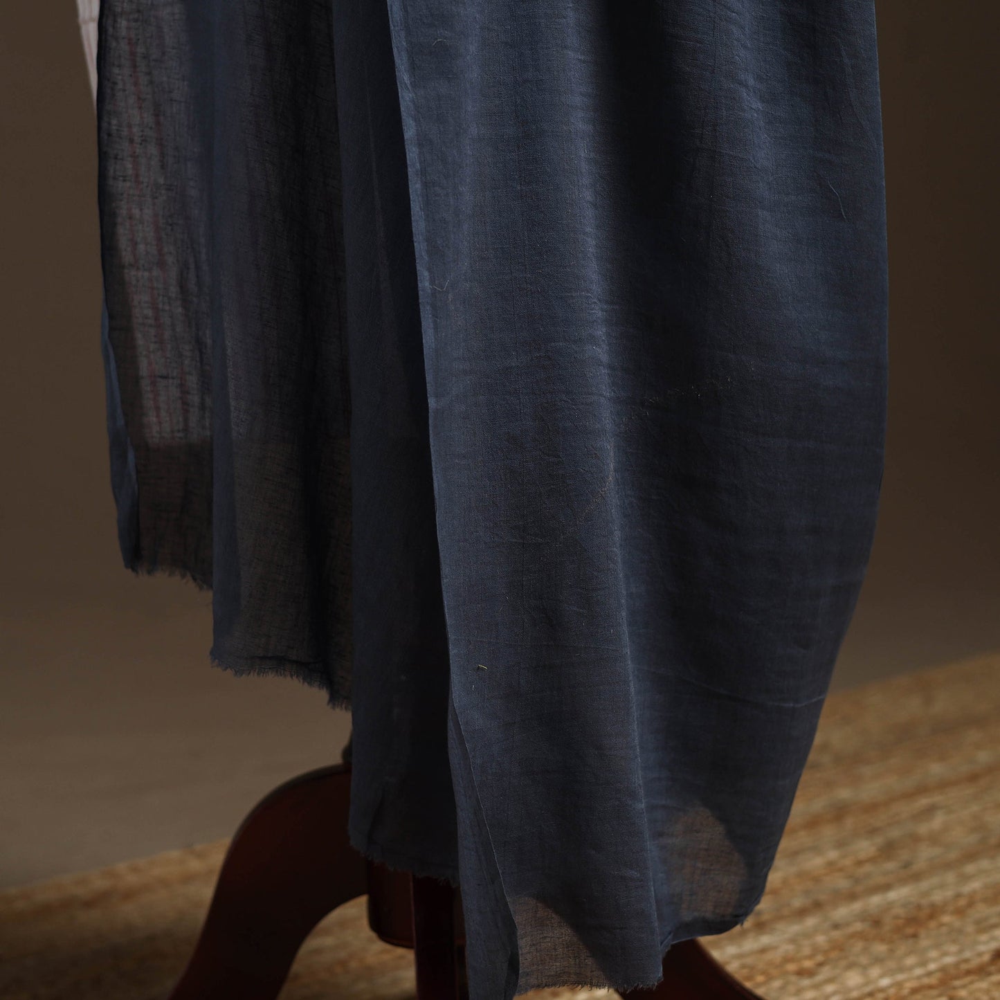 Cotton plain dupatta 07 - handcrafted